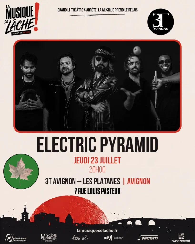 concert Electric pyramide – 23/07 à 20h30