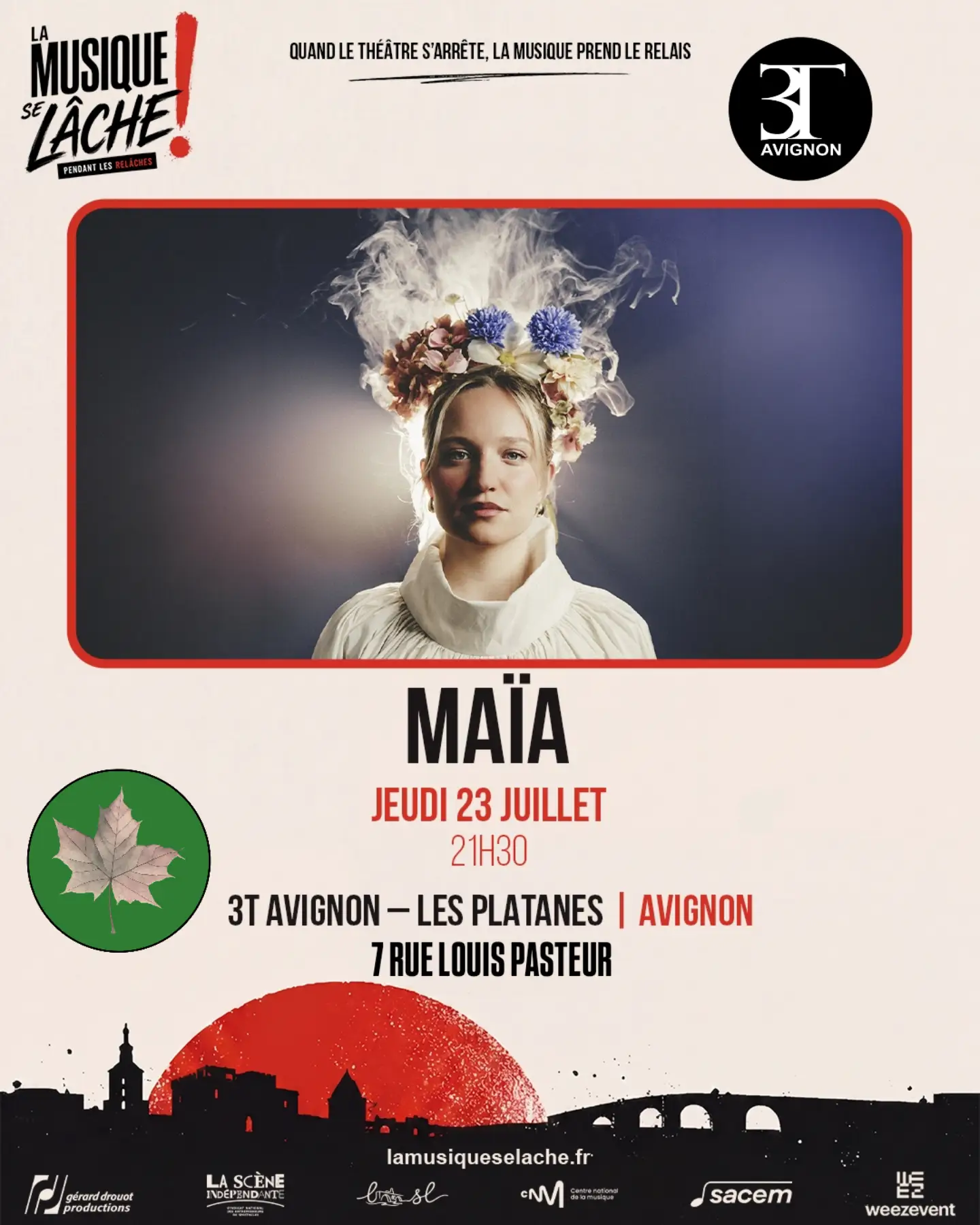 Concert Maïa – 23/07 à 21h30